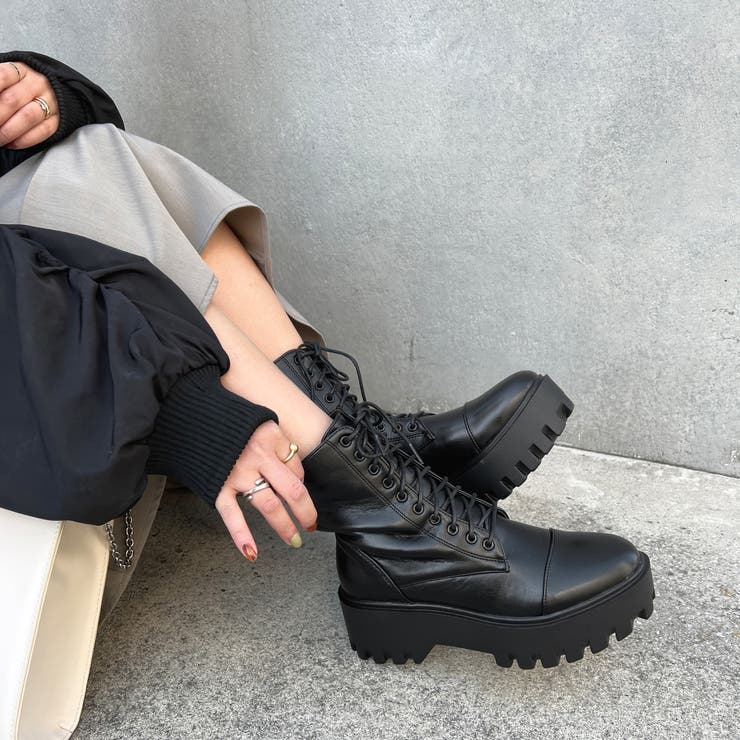 OFF-WHITE レースアップブーツ-