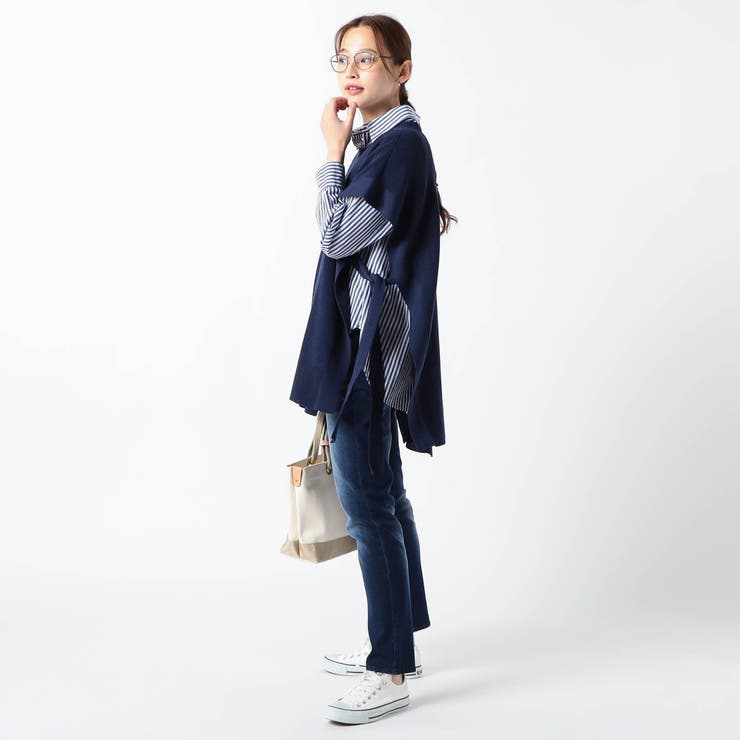 アゼ編みポンチョベスト | NICOLE | 詳細画像4 