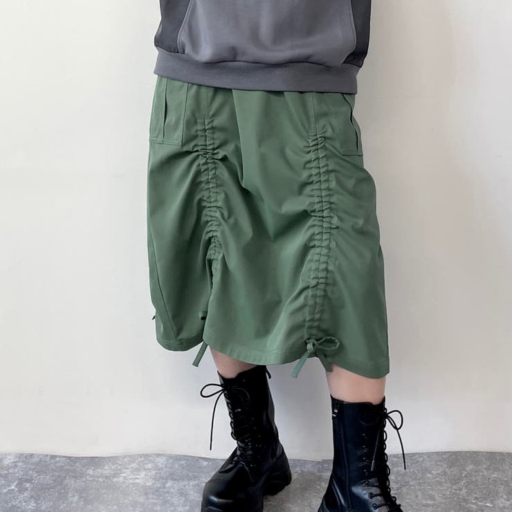 ギャザーカーゴスカート[品番：NICW0004352]｜NICOLE（ニコル