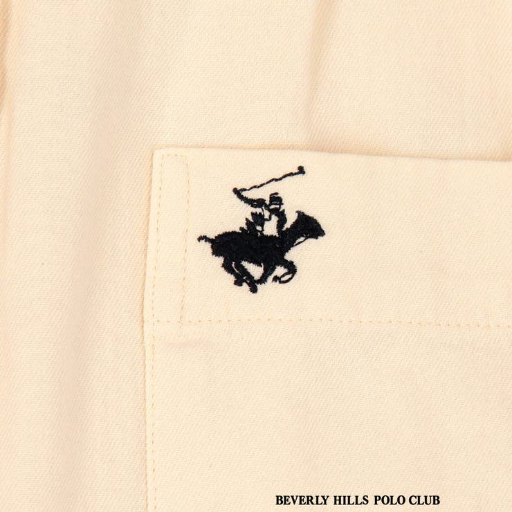 【BEVERLY HILLS POLO CLUB】ツイルシャツワンピース