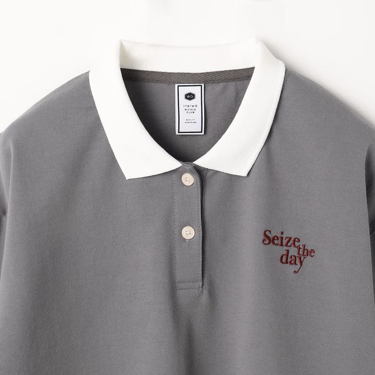 バイカラーポロシャツ | NICOLE | 詳細画像6 