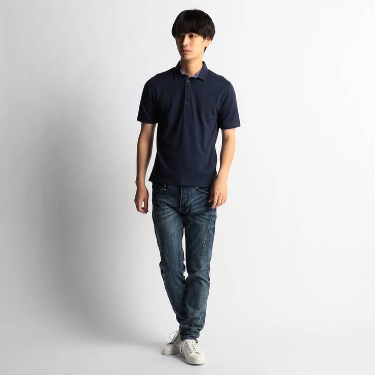 【WEB限定商品】変形針抜ポロシャツ | NICOLE | 詳細画像4 