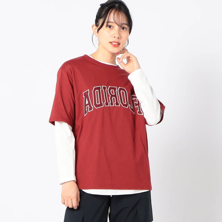 反転ロゴ パッチワークTシャツ[品番：NICW0004682]｜NICOLE  OUTLET（ニコルアウトレット）のレディースファッション通販｜SHOPLIST（ショップリスト）