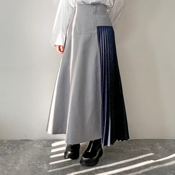 プリーツMIXスカート[品番：NICW0004807]｜NICOLE（ニコル）の