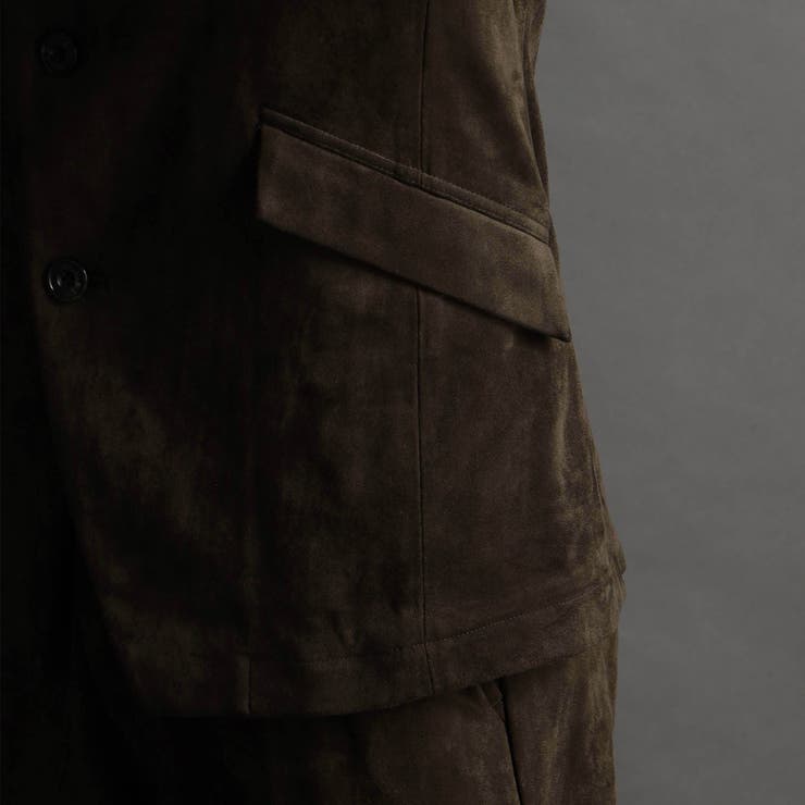 ストレッチニットスウェードカヴァーオールジャケット | NICOLE | 詳細画像14 