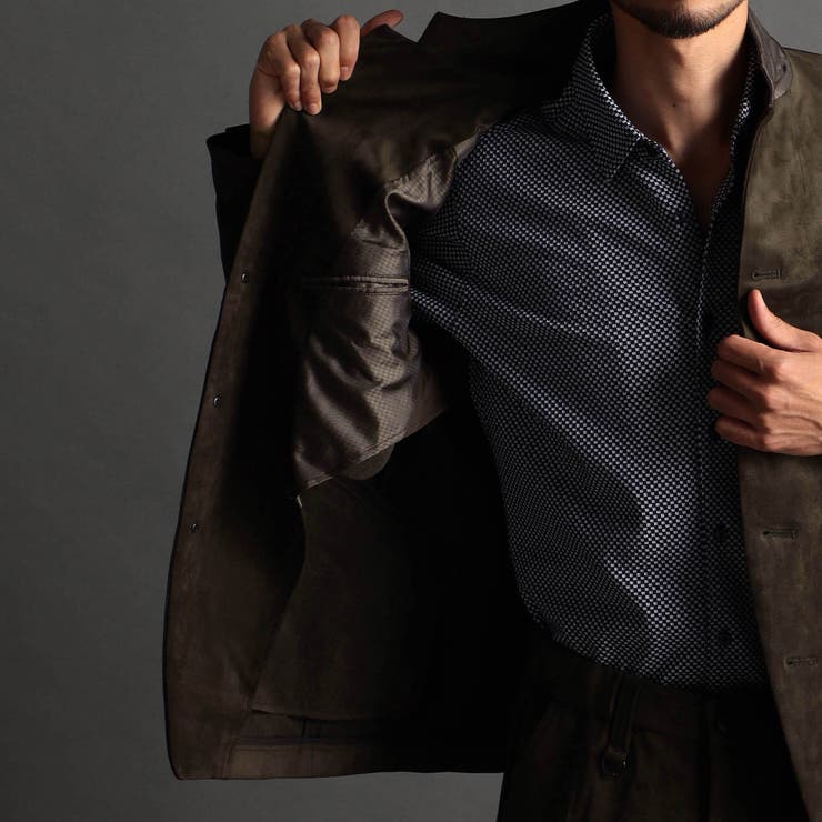 ストレッチニットスウェードカヴァーオールジャケット | NICOLE | 詳細画像16 