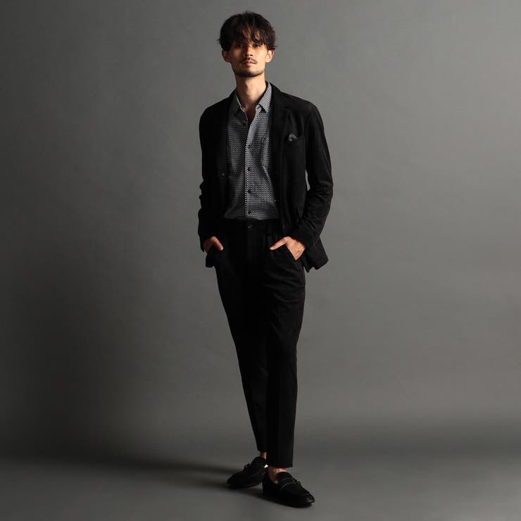 ストレッチニットスウェードカヴァーオールジャケット | NICOLE | 詳細画像3 