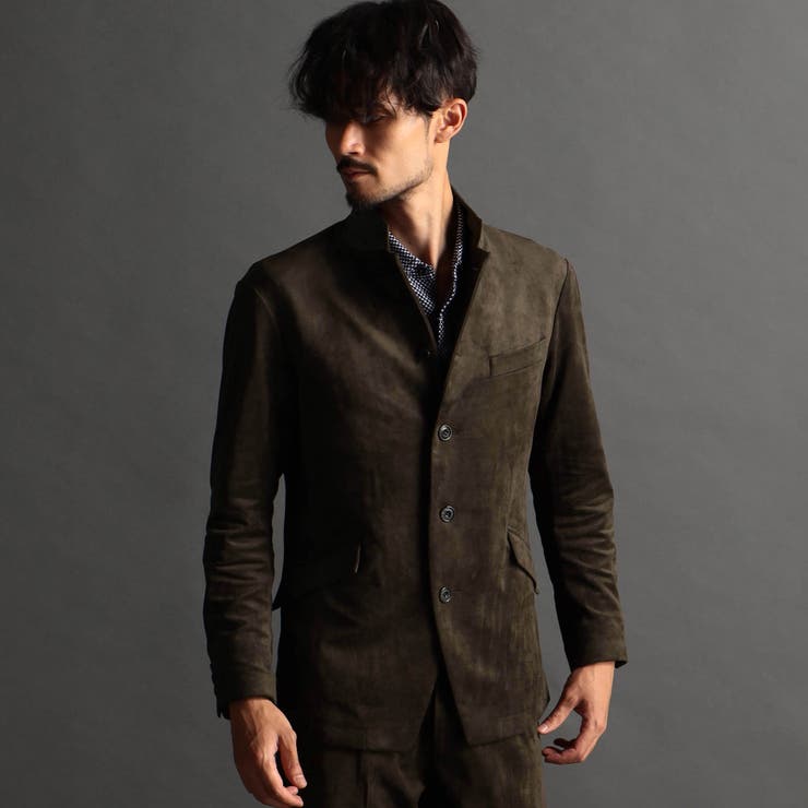 ストレッチニットスウェードカヴァーオールジャケット | NICOLE | 詳細画像5 