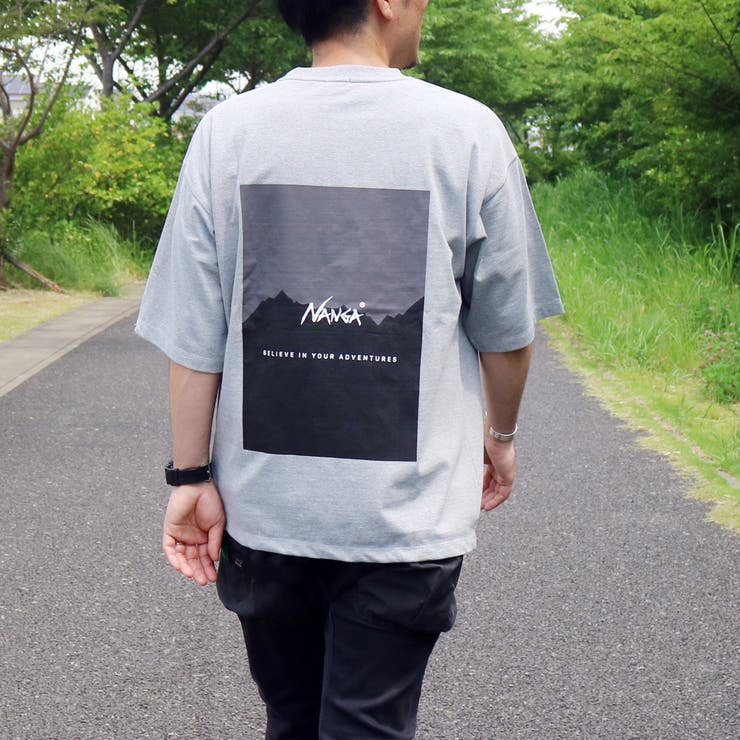 NANGA×Grand PARK別注バックプリントTシャツ[品番：NICW0004645