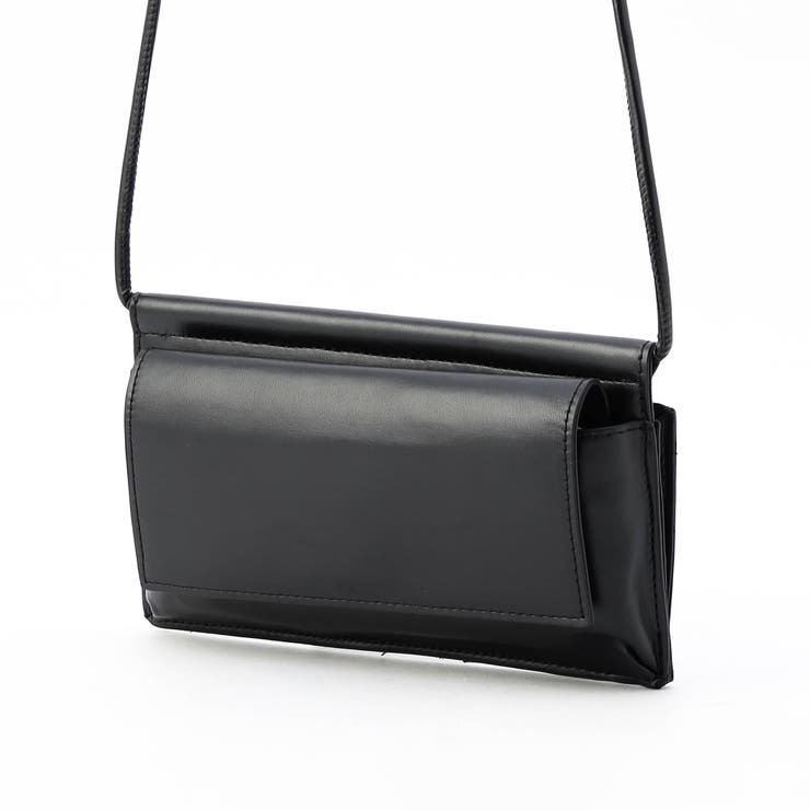 ESSENTIALS スマホショルダーバッグ ブラック ESSENTIALS スマホショルダーバッグ ブラック