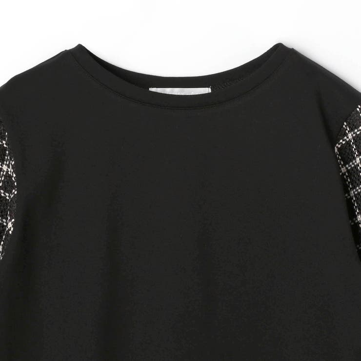 袖チェックプルオーバー | NICOLE | 詳細画像6 