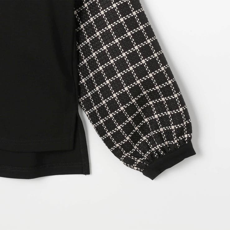 袖チェックプルオーバー | NICOLE | 詳細画像7 