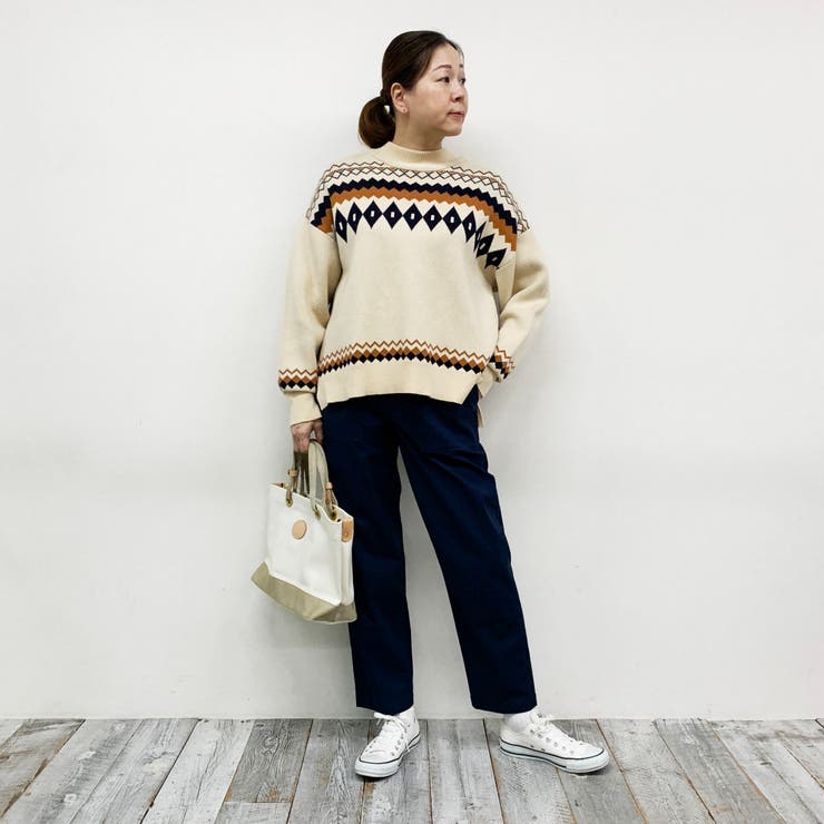 ジャガード 総柄ニット | NICOLE | 詳細画像11 