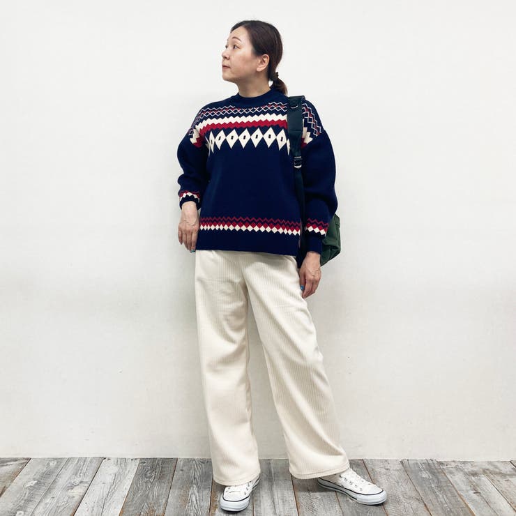 ジャガード 総柄ニット | NICOLE | 詳細画像17 