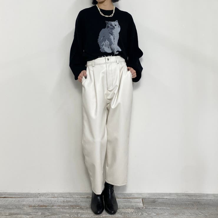 フェイクレザーサルエル パンツ | NICOLE | 詳細画像14 