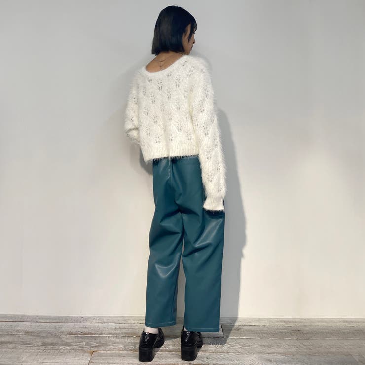 フェイクレザーサルエル パンツ | NICOLE | 詳細画像18 