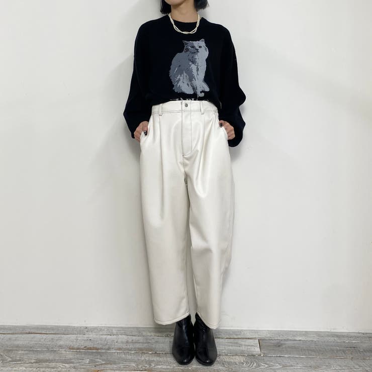 フェイクレザーサルエル パンツ | NICOLE | 詳細画像20 