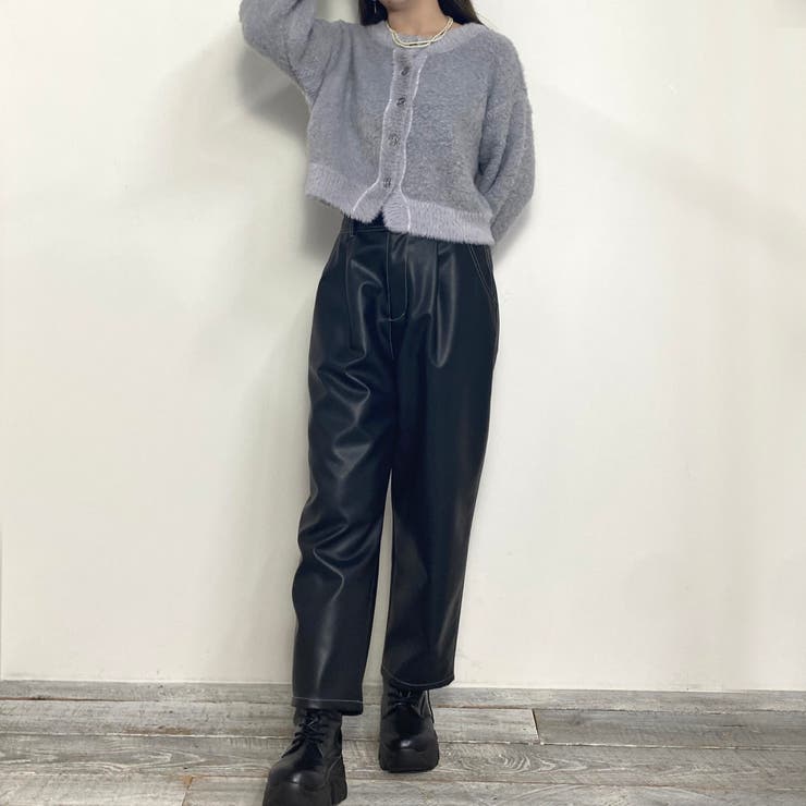 フェイクレザーサルエル パンツ[品番：NICW0005059]｜NICOLE（ニコル