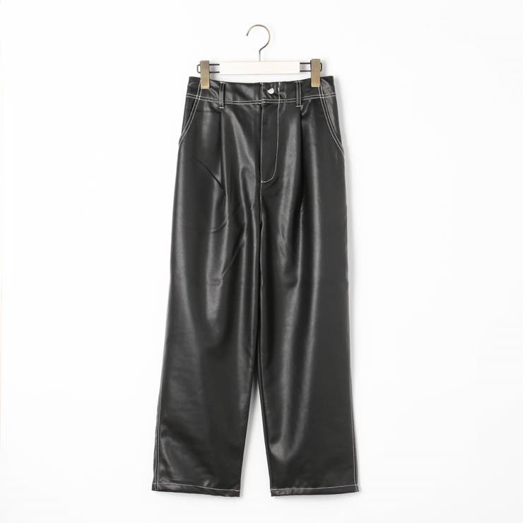 フェイクレザーサルエル パンツ | NICOLE | 詳細画像3 