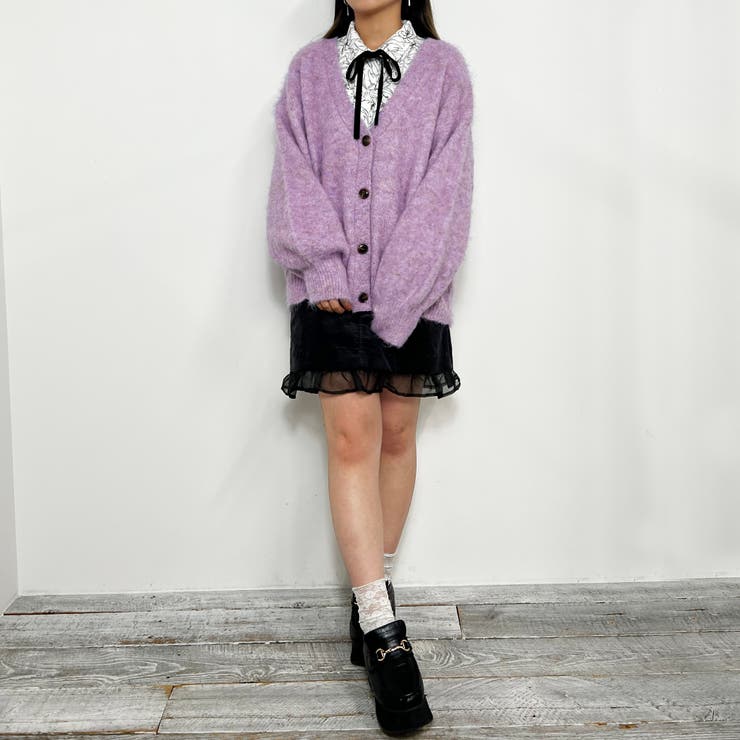 WEB限定メランジニットカーディガン | NICOLE | 詳細画像2 