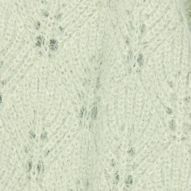 前後2WAY透かし編みニットプルオーバー | NICOLE | 詳細画像10 