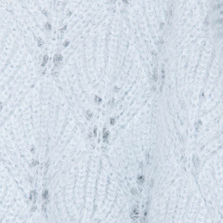 前後2WAY透かし編みニットプルオーバー | NICOLE | 詳細画像11 