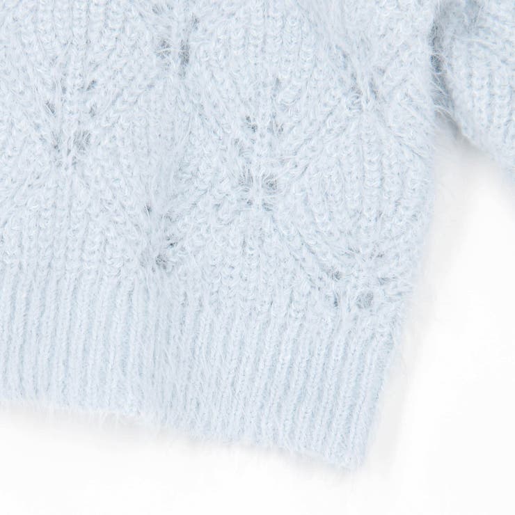 前後2WAY透かし編みニットプルオーバー | NICOLE | 詳細画像8 