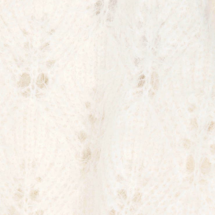 前後2WAY透かし編みニットプルオーバー | NICOLE | 詳細画像9 