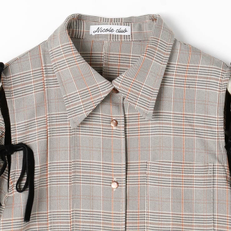 ショルダースリットブラウス | NICOLE | 詳細画像6 