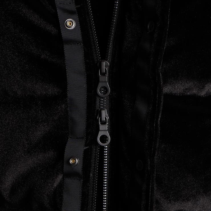 ニットベロア スタンドダウンブルゾン[品番：NICW0005082]｜NICOLE