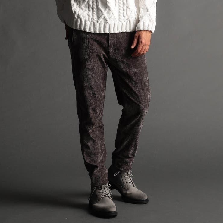 29グレー | ストレッチブライトコール イージーパンツ | NICOLE