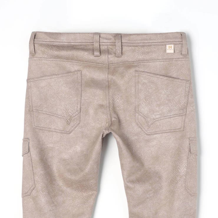 ムラプリントスウェードポンチ多ポケットカーゴ | NICOLE | 詳細画像8 