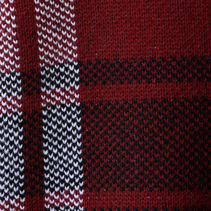 【WEB限定】7ＧＧ ビッグチェックショールカラーニット | NICOLE | 詳細画像11 