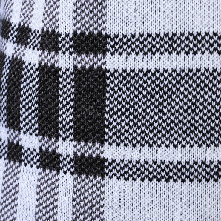 【WEB限定】7ＧＧ ビッグチェックショールカラーニット | NICOLE | 詳細画像12 