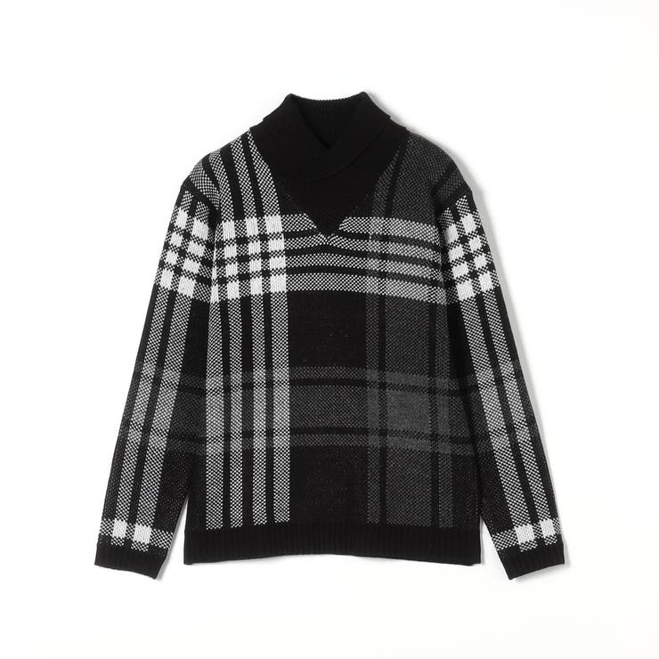 【WEB限定】7ＧＧ ビッグチェックショールカラーニット | NICOLE | 詳細画像17 