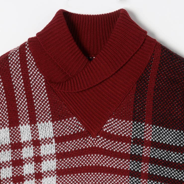 【WEB限定】7ＧＧ ビッグチェックショールカラーニット | NICOLE | 詳細画像20 