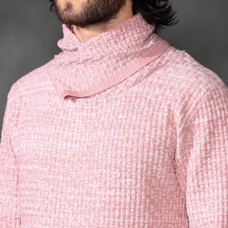 【WEB限定】１２ＧＧ バスケット柄アフガンネックニット | NICOLE | 詳細画像10 