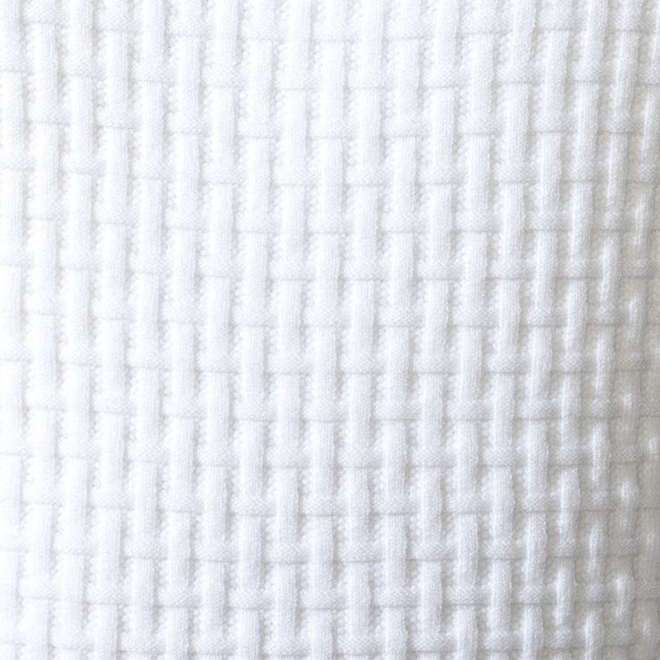 【WEB限定】１２ＧＧ バスケット柄アフガンネックニット | NICOLE | 詳細画像15 