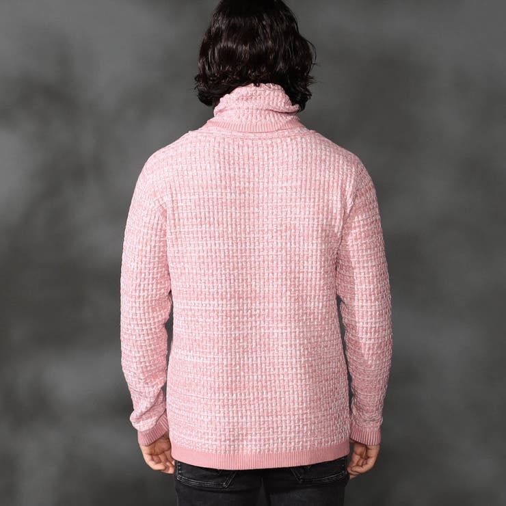 【WEB限定】１２ＧＧ バスケット柄アフガンネックニット | NICOLE | 詳細画像9 