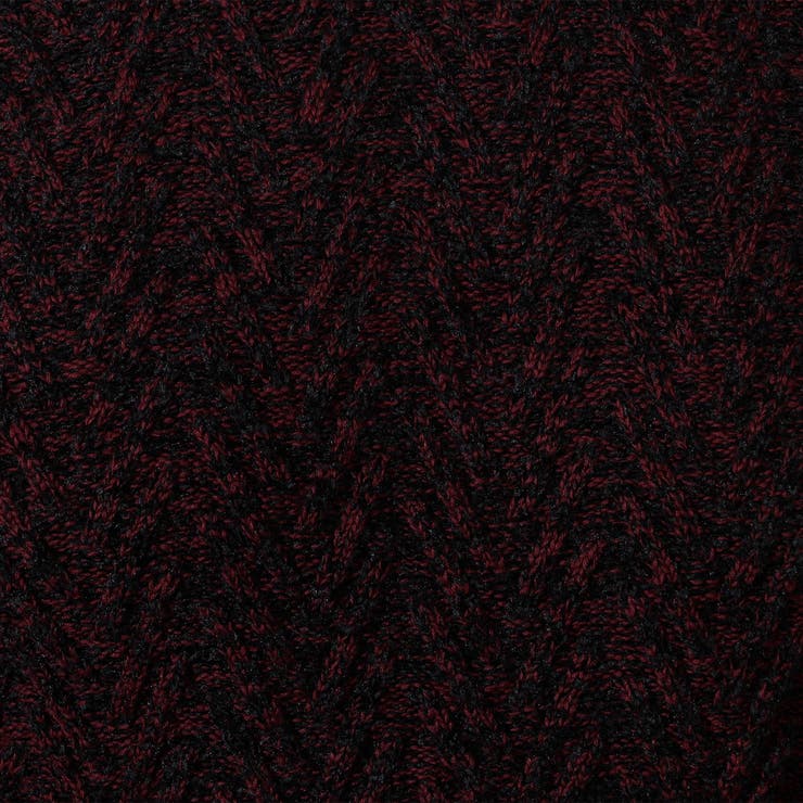 【WEB限定】７ＧＧ ヘリンボーンタートルネックニット | NICOLE | 詳細画像14 