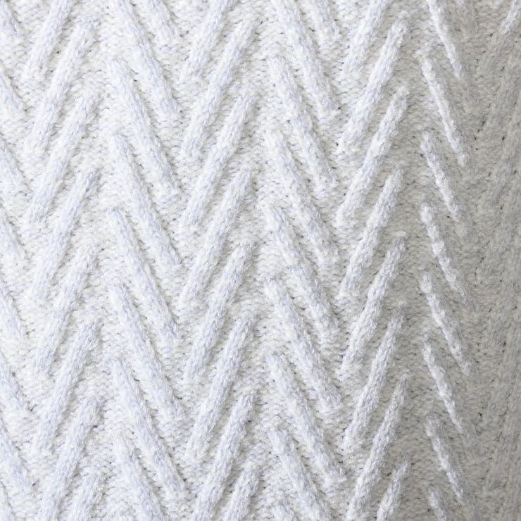 【WEB限定】７ＧＧ ヘリンボーンタートルネックニット | NICOLE | 詳細画像15 