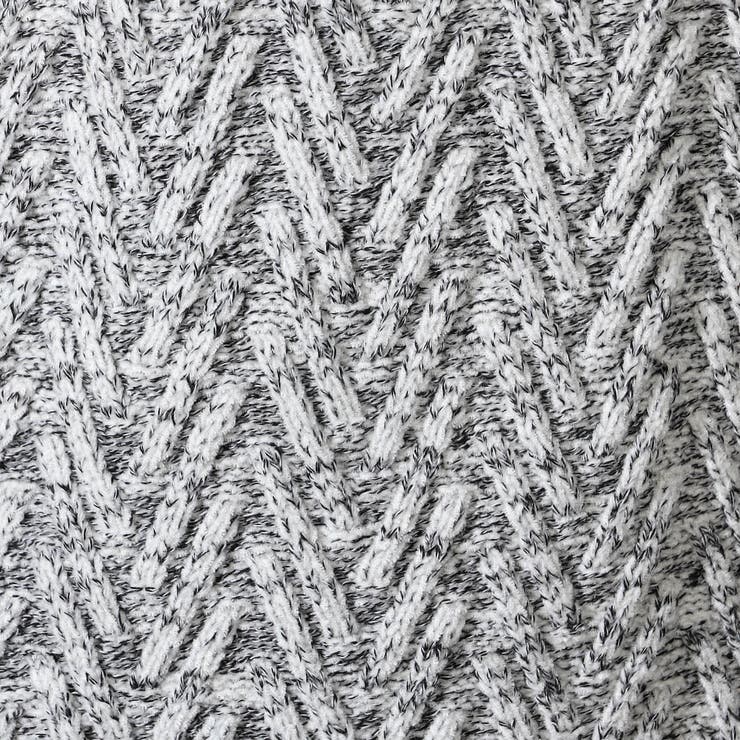 【WEB限定】７ＧＧ ヘリンボーンタートルネックニット | NICOLE | 詳細画像19 