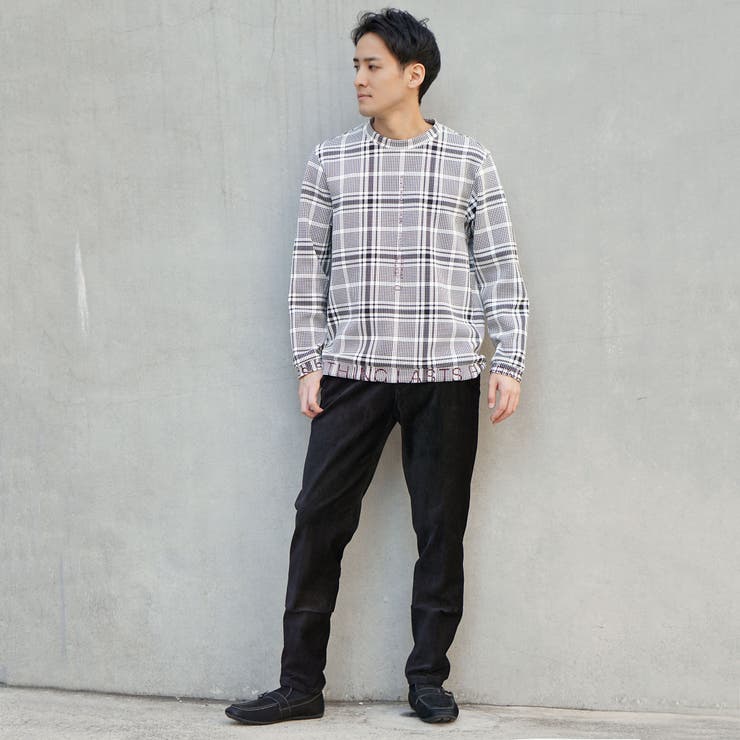 ダンボールニットロゴプリントクルーネックプルオーバー | NICOLE | 詳細画像13 