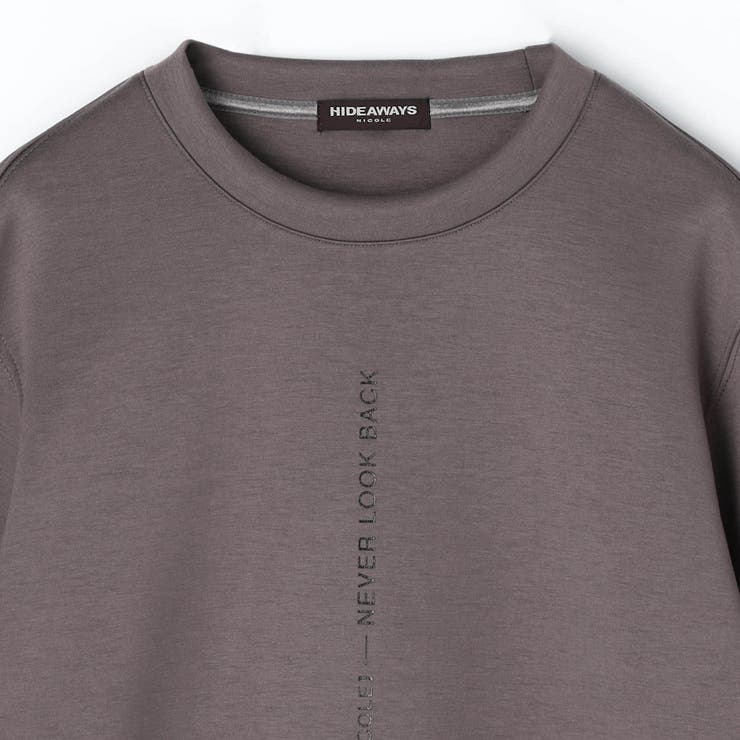 ダンボールニットロゴプリントクルーネックプルオーバー | NICOLE | 詳細画像5 