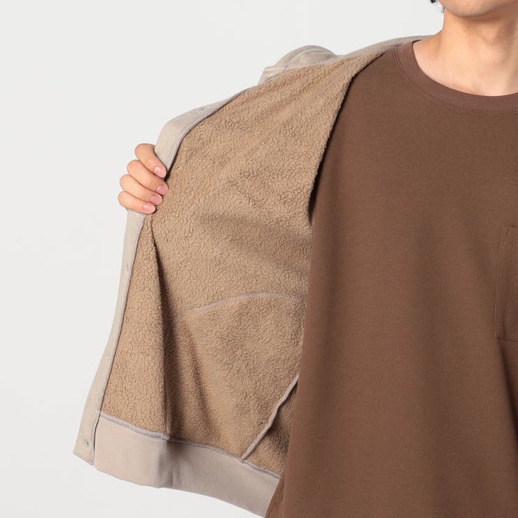 スエード裏ボアスナップパーカー | NICOLE | 詳細画像11 