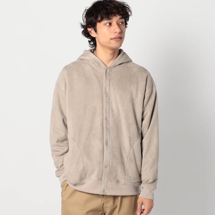 スエード裏ボアスナップパーカー | NICOLE | 詳細画像3 