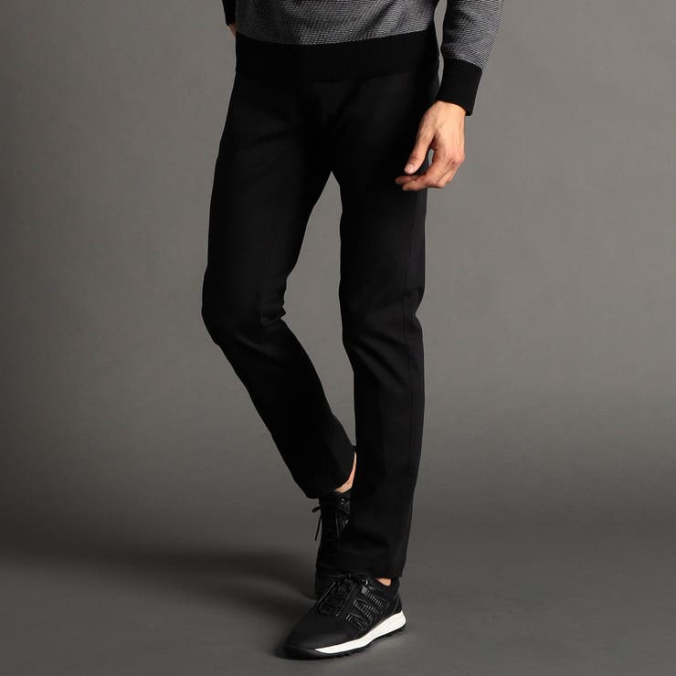 49ブラック | スノーデニム テーパードパンツ | NICOLE