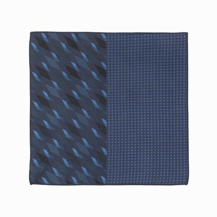 ダイヤ/千鳥 ポケットチーフ | NICOLE | 詳細画像1 