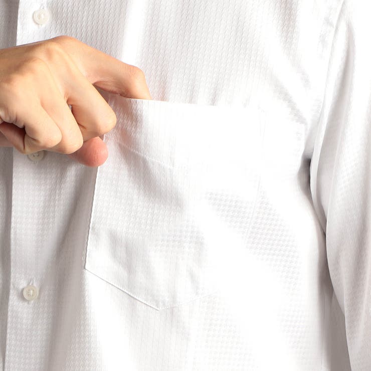 MONTI ホワイトドビー ドレスシャツ | NICOLE | 詳細画像7 