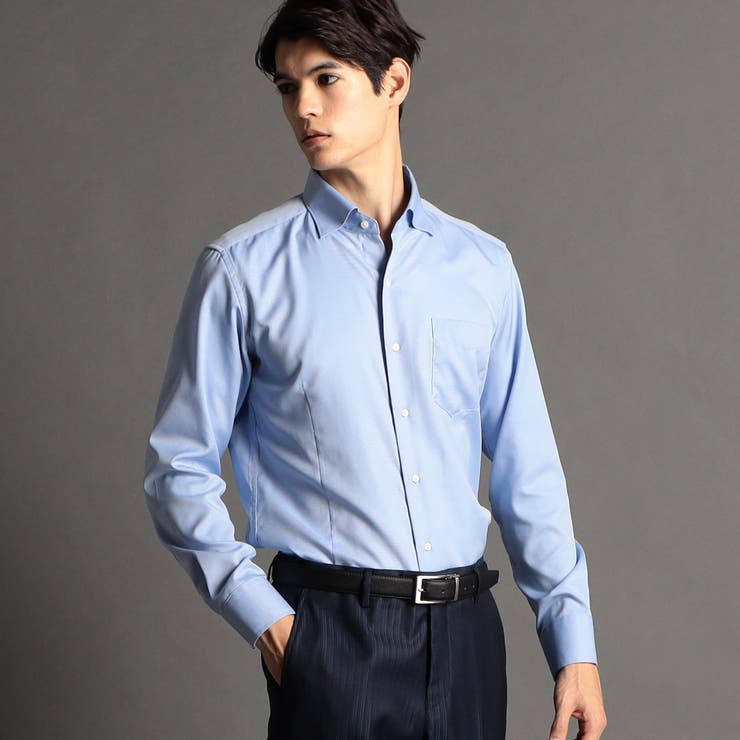 60ブルー | COOLMAXスーパードライ マイクロドビー ドレスシャツ | NICOLE